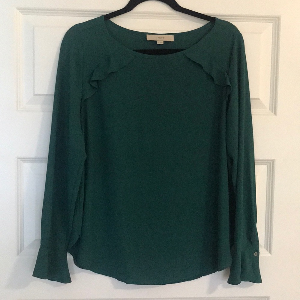 Ruffle Sleeve Blouse